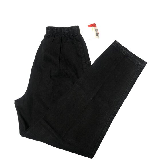 chic Denim - Chic Jeans Womens Size 10 Black Vintage Grannycore Elastic High Waisted NEW